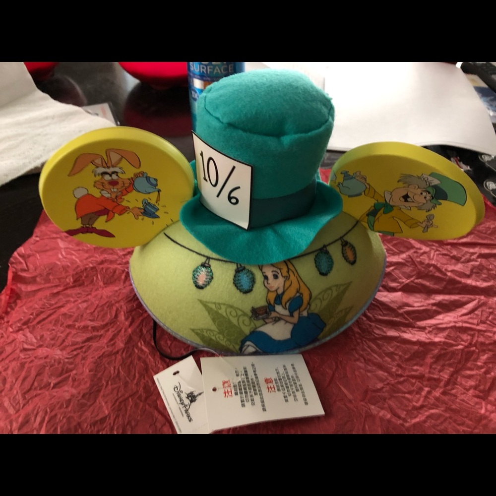 Alice and wonderland Mickey ear hat